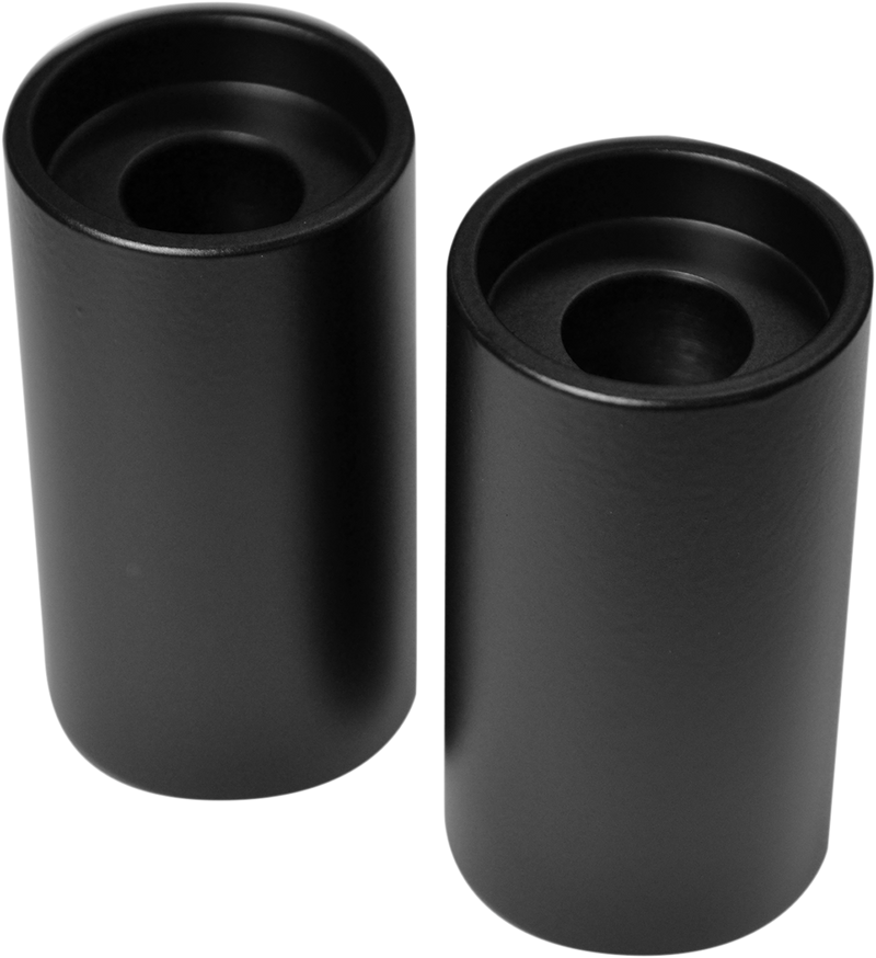 LA CHOPPERS 25,4 MM (1") HANDLEBAR RISER / 50,8 MM (2") RISE / BLACK-FLAT / ALUMINUM - LA-7413-03M
