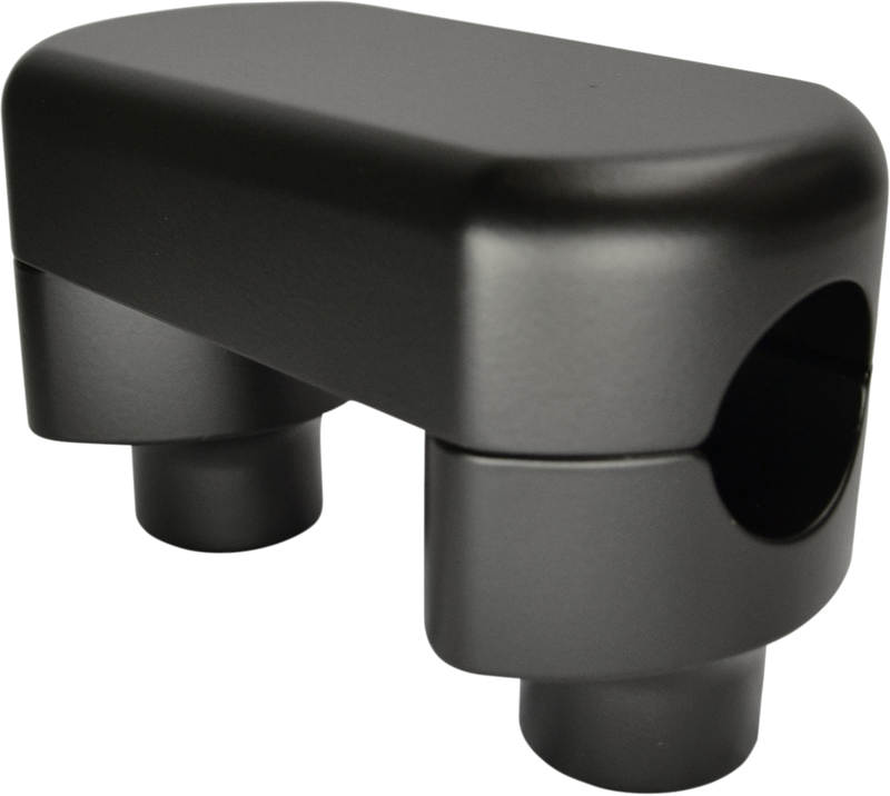 LA CHOPPERS 31,8 MM (1 1/4") HANDLEBAR RISER / 38,1 MM (1,5") RISE / BLACK-FLAT / - LA-7446-01M