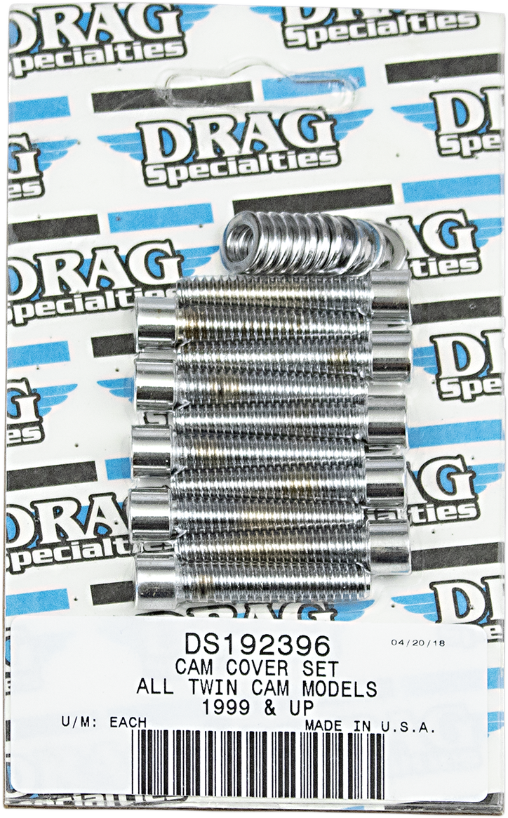 DRAG SPECIALTIES Socket-Head Smooth Camshaft Cover Bolt Kit - Harley-Davidson 1999-2017 - MK373S - PartsOutlet.com.au