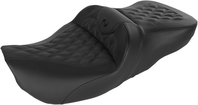 SADDLEMEN Lattice Stitch Roadsofa™ Seat - '97-'07 - 897-06-182 - PartsOutlet.com.au