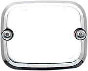 JOKER MACHINE Master Cylinder Cover - Brake - Front - Smooth - Chrome - Harley-Davidson 1996-2009 - 951019C - PartsOutlet.com.au
