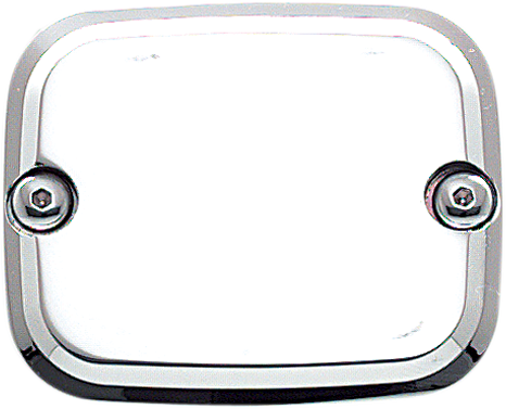 JOKER MACHINE Master Cylinder Cover - Brake - Front - Smooth - Chrome - Harley-Davidson 1996-2009 - 951019C - PartsOutlet.com.au