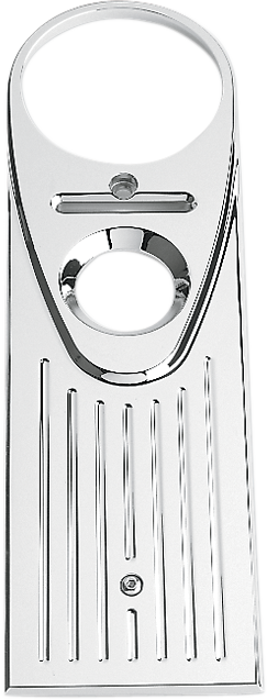 JOKER MACHINE Full Length-Style King Dash Cover - Ball-Milled - Chrome - '94-'07 Road King - 04-20BM - PartsOutlet.com.au