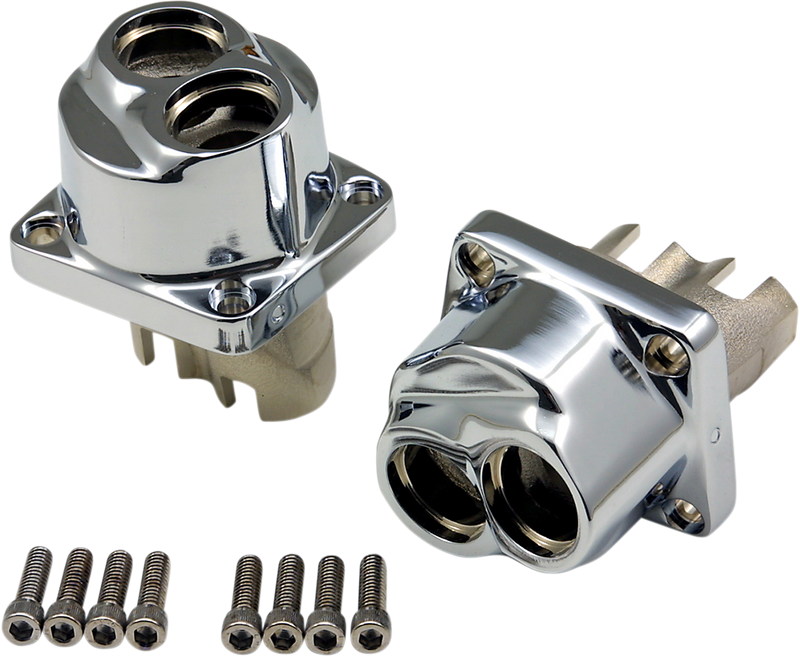DRAG SPECIALTIES Lifter Blocks - Chrome - Harley-Davidson 1984-2000 - Evolution/Big Twin 26533-BOX - PartsOutlet.com.au