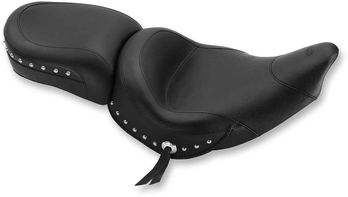 MUSTANG Solo Touring Seat - Wide - Studded - Indian Chief 2014-2019 - 75362 - PartsOutlet.com.au