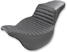 SADDLEMEN Step Up Seat - Tuck and Roll - FL '08-'23 HD Touring - Street/ Road/ Electra - 808-07B-171 - PartsOutlet.com.au