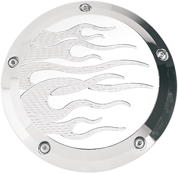 JOKER MACHINE Derby Cover - Flame - Harley-Davidson 1999-2019 - 06-99F - PartsOutlet.com.au
