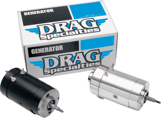 DRAG SPECIALTIES Generator 12V - Harley-Davidson 1965-1984 - Black 29975-65A/B-BX4 - PartsOutlet.com.au