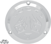 JOKER MACHINE Derby Cover - Lucky 7 - Harley-Davidson 1970-1998 - 921017L - PartsOutlet.com.au