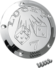 JOKER MACHINE Derby Cover - Lucky 7 - Harley-Davidson 1999-2019 - 06-99L - PartsOutlet.com.au