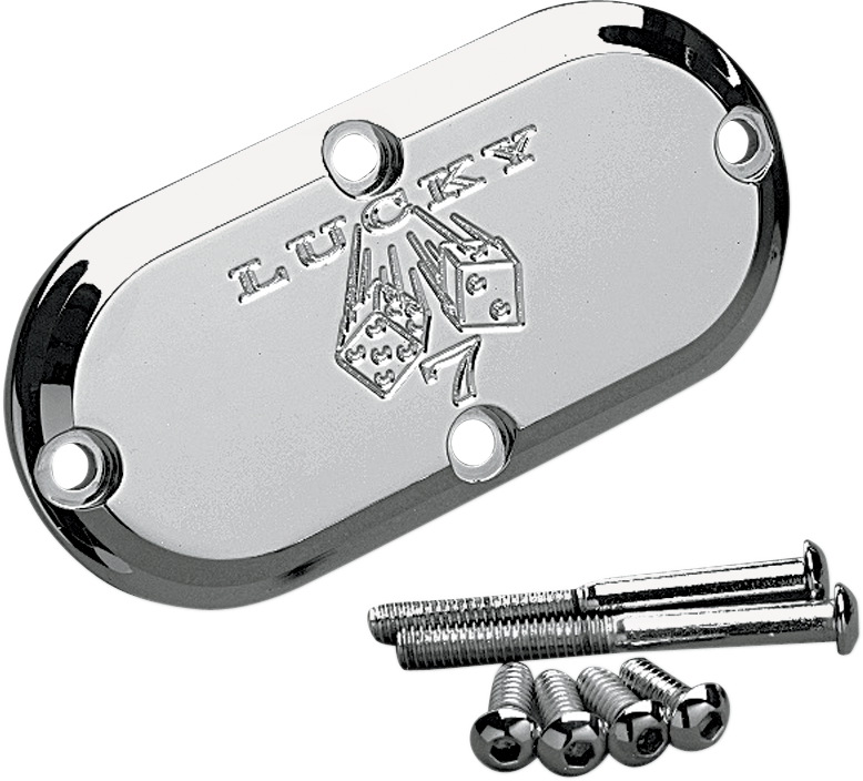 JOKER MACHINE Inspection Cover - Lucky 7 - Harley-Davidson 1980-2006 - 921016L - PartsOutlet.com.au
