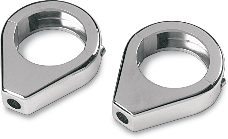 DRAG SPECIALTIES Turn Signal - Clamp - 41mm - Chrome 12-6049-41BC114 - PartsOutlet.com.au