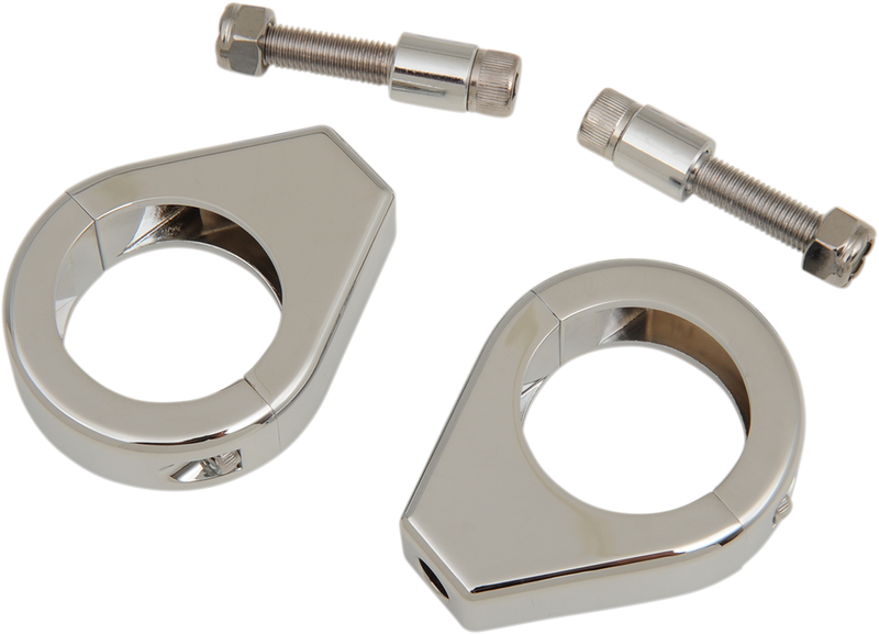 DRAG SPECIALTIES Turn Signal - Clamp - 39mm - Chrome 12-6049-39BC114 - PartsOutlet.com.au