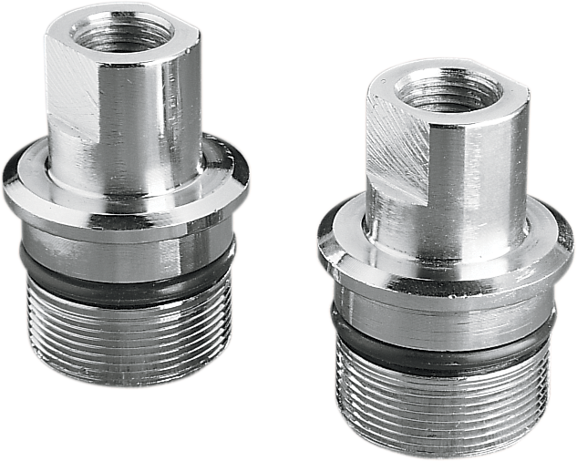 DRAG SPECIALTIES Lower Fork Tube Cap - Harley-Davidson 1977-2017 - Chrome 23-0213-BC114 - PartsOutlet.com.au