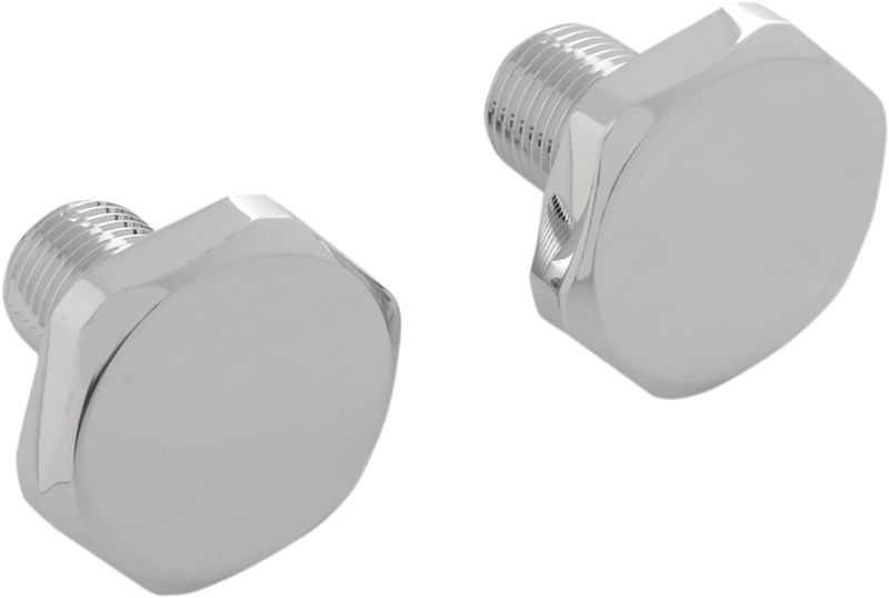 DRAG SPECIALTIES Upper Fork Tube Cap - Harley-Davidson 1978-2017 - Chrome 71584 - PartsOutlet.com.au