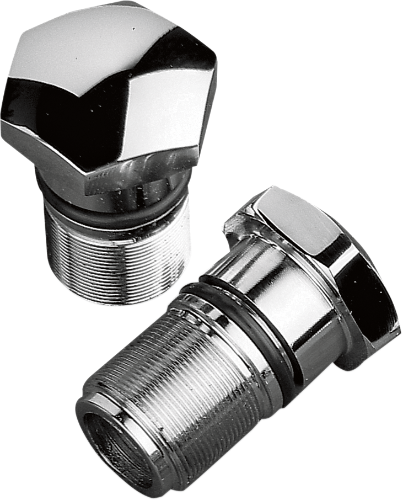 DRAG SPECIALTIES Fork Tube Cap - Harley-Davidson 1973-1986 - Chrome 301119-BC105 - PartsOutlet.com.au