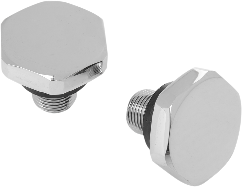 DRAG SPECIALTIES Upper Fork Tube Cap - Harley-Davidson 1949-1977 - Chrome 23-0203A - PartsOutlet.com.au