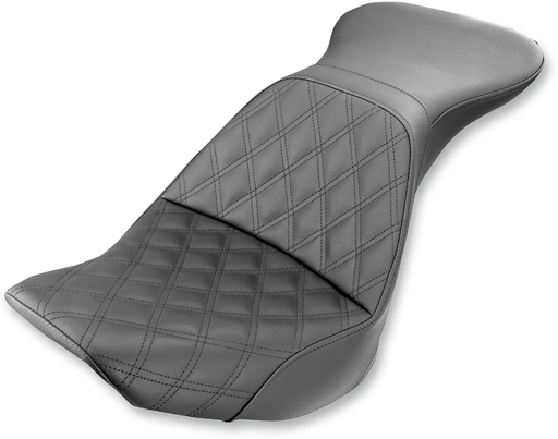 SADDLEMEN Explorer Seat - Lattice Stitched - FLSTN '06- '17 - 806-15-029LS - PartsOutlet.com.au