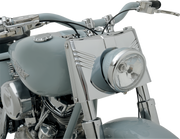 DRAG SPECIALTIES 3-Piece Fork Tins - Chrome - Ribbed - '86-'17 FLST 74156 - PartsOutlet.com.au