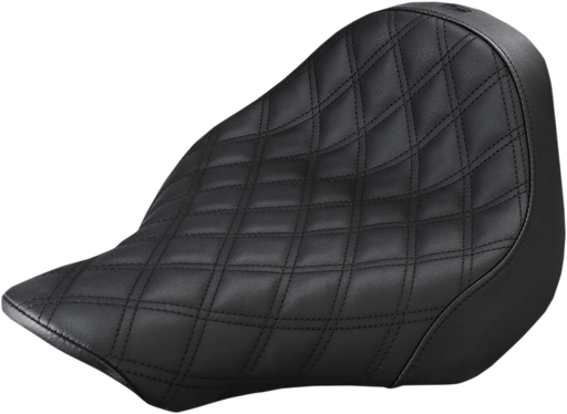 SADDLEMEN Renegade Seat - Lattice Stitched - Black - Breakout FXSB '13-'17 - 813-27-002LS - PartsOutlet.com.au