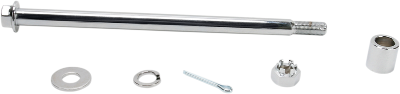 DRAG SPECIALTIES Axle - Rear - Kit - Chrome - '82-'94 FXR 16-0298-BC520 - PartsOutlet.com.au
