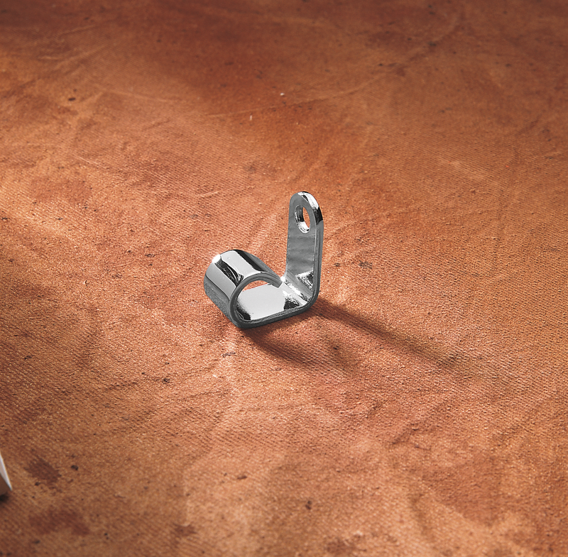 DRAG SPECIALTIES Cable Bracket - Clutch - Harley-Davidson '85-'86 - Chrome 71290 - PartsOutlet.com.au