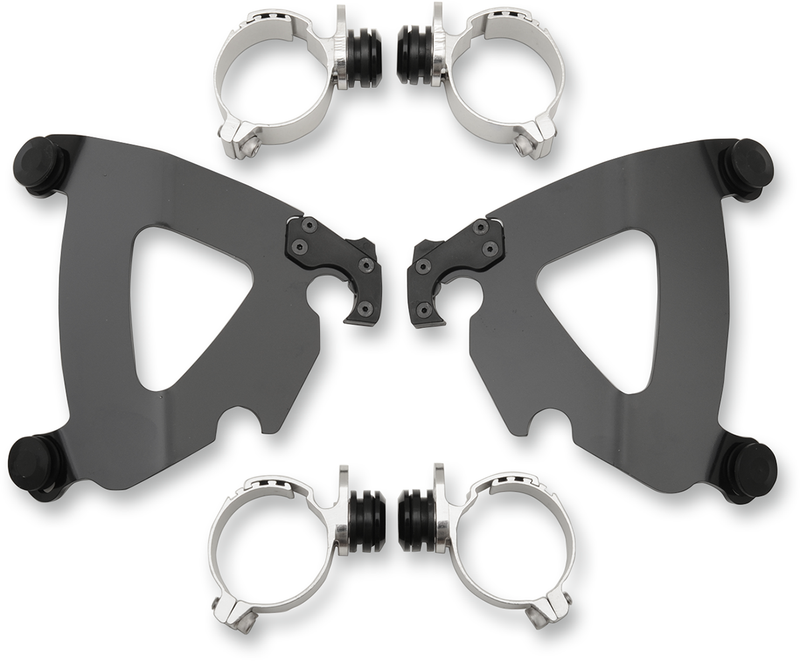MEMPHIS SHADES Road Warrior Mounting Kit - Black - FXDWG 2006-2017 - MEB2029 - PartsOutlet.com.au