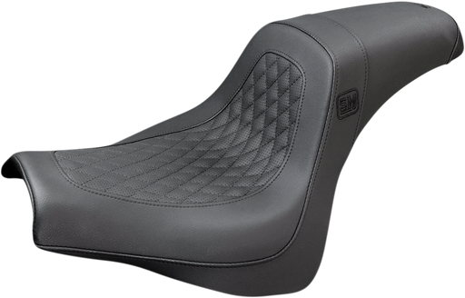 SADDLEMEN Speed Merchant Seat - Fat Bob '18-'23 - SM81828DB - PartsOutlet.com.au