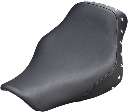 SADDLEMEN Renegade S3 Solo Seat - Studded - 18+ Softail Deluxe/Heritage Classic 818-33-001 - PartsOutlet.com.au