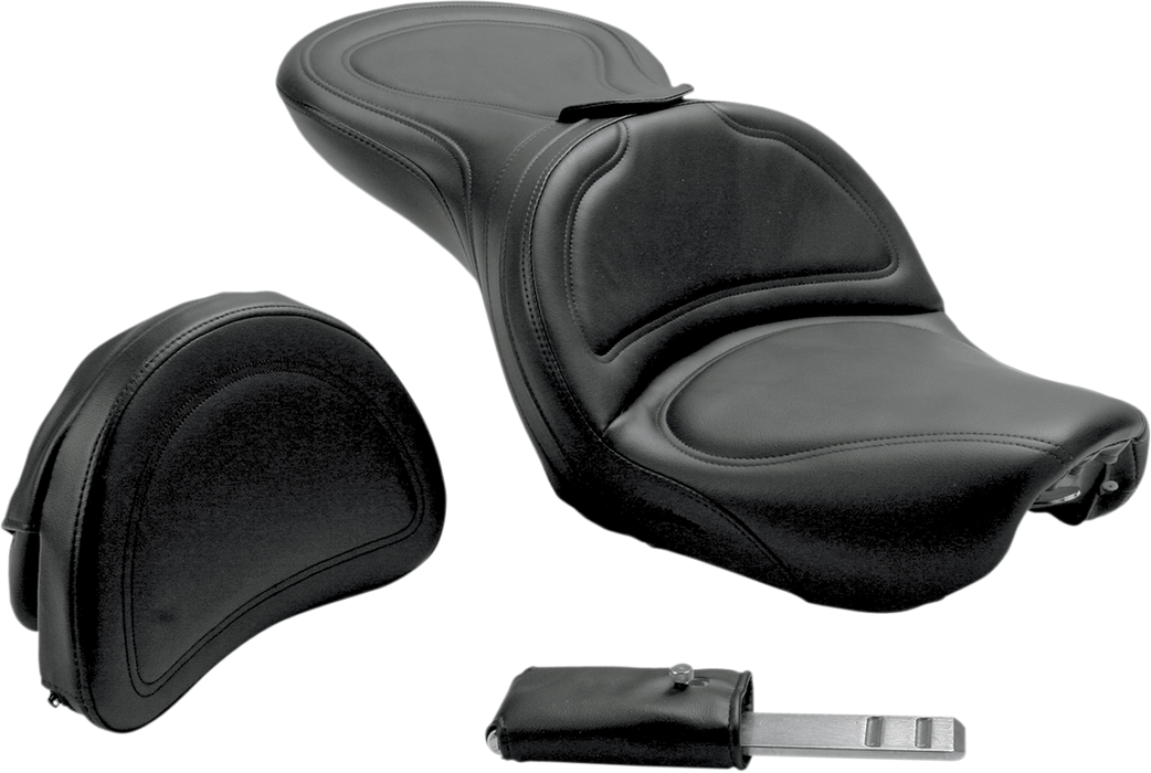 SADDLEMEN Explorer Seat - Backrest - Dyna FXD '04-'05 - 804-04-0301 - PartsOutlet.com.au