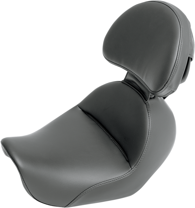SADDLEMEN Heels Down Seat - W/Backrest - Dyna '06-'17 - 806-04-0041 - PartsOutlet.com.au