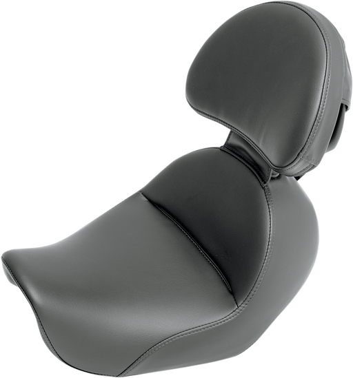 SADDLEMEN Heels Down Seat - W/Backrest - Dyna '06-'17 - 806-04-0041 - PartsOutlet.com.au