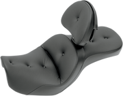 SADDLEMEN Explorer RS Seat - W/Backrest - Dyna 2006-2017 - 806-04-030RS - PartsOutlet.com.au