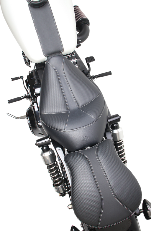 SADDLEMEN Dominator Solo Seat - Dyna '96-'03 - 896-04-0042 - PartsOutlet.com.au