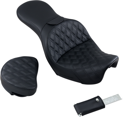 SADDLEMEN Explorer Seat - Backrest - '06-'17 Dyna - 806-04-030LS - PartsOutlet.com.au