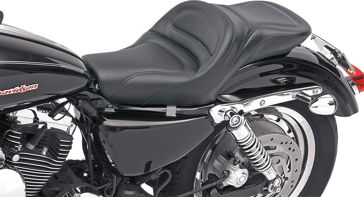 SADDLEMEN Explorer Seat - Sportster XLC '04+ - 4.5 Gal Tank - 807-03-029 - PartsOutlet.com.au