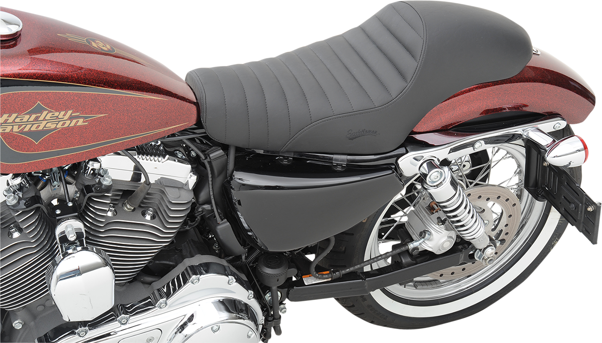 SADDLEMEN Americano Tuck And Roll Seat - Sportster XLR 2004-2020 - 807-11-0933 - PartsOutlet.com.au