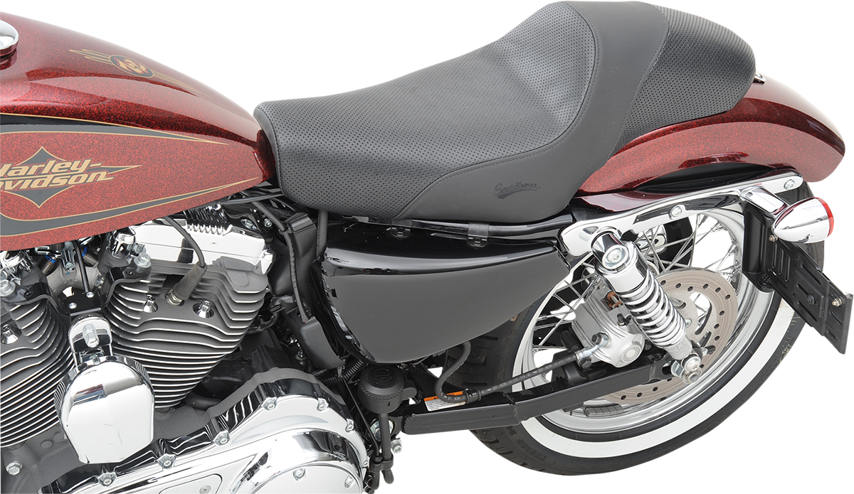 SADDLEMEN Americano Smooth Seat - Sportster XL '86-'03 - 8585CJ - PartsOutlet.com.au