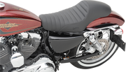 SADDLEMEN Americano Tuck And Roll Seat Sportster XL '86-'03 - 8585CJT - PartsOutlet.com.au