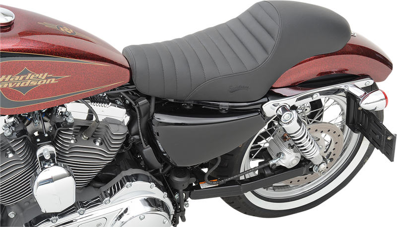 SADDLEMEN Americano Tuck And Roll Seat Sportster XL '86-'03 - 8585CJT - PartsOutlet.com.au
