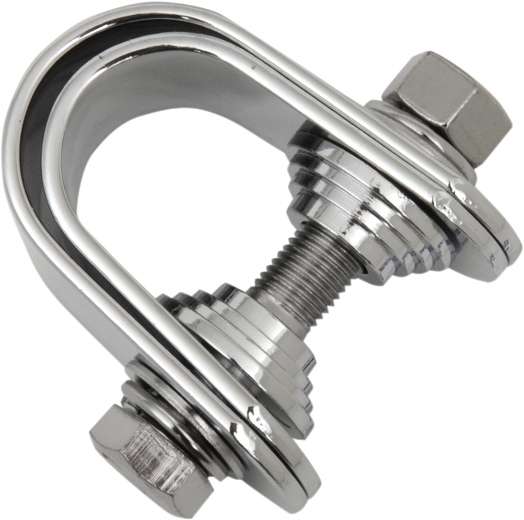 DRAG SPECIALTIES Mini Speedometer/Tachometer Clamp - For 1"/1.25" Tube - Chrome - 21-6808A1-BC202