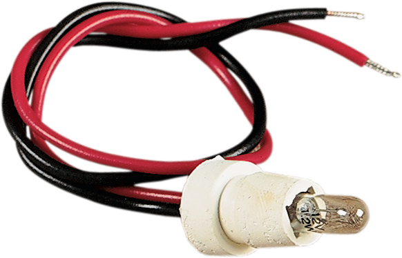 DRAG SPECIALTIES Replacement Rubber Socket/Bulb for Mini Speedos and Tachs 21-6800-BC101 - PartsOutlet.com.au