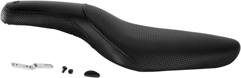 SADDLEMEN Profiler Basketweave Seat - Sportster XL '86-'03 - 879-03-147 - PartsOutlet.com.au
