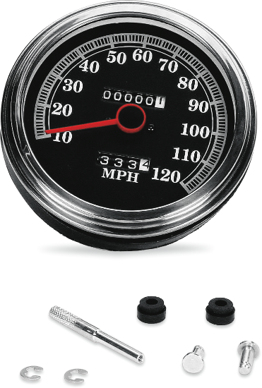 DRAG SPECIALTIES FL-Style 2240:60 Speedometer - '84-'90 Face 72423M - PartsOutlet.com.au