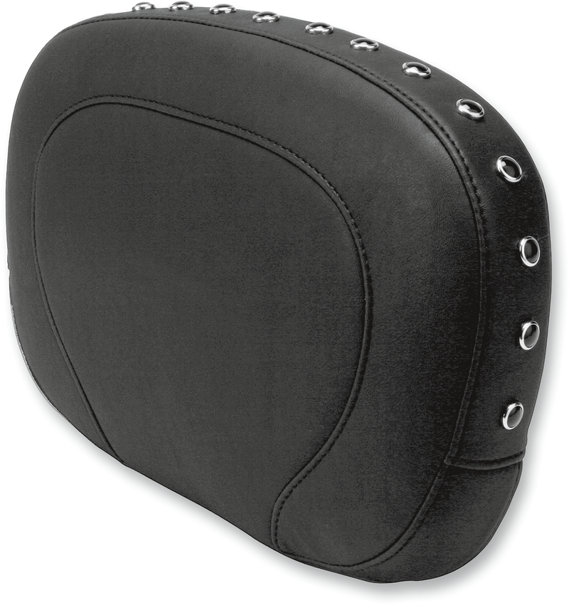 MUSTANG Passenger Backrest Pad - Studs - Harley-Davidson FLH 1994-2023 - 76571 - PartsOutlet.com.au
