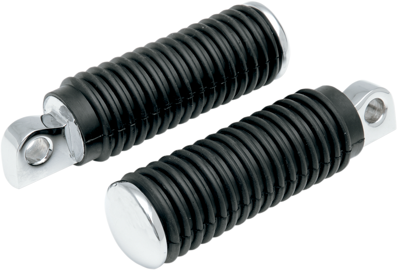 DRAG SPECIALTIES Pegs - Rubber - Chrome End 72497 - PartsOutlet.com.au