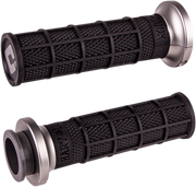 ODI Grips - V-Twin - Black/Gunmetal - Cable - Harley-Davidson 1984-2022 - V31HCW-BH-H - PartsOutlet.com.au