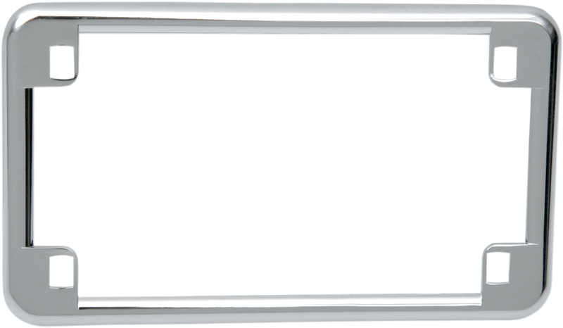 DRAG SPECIALTIES License Plate Frame - 7" Chrome - 74061