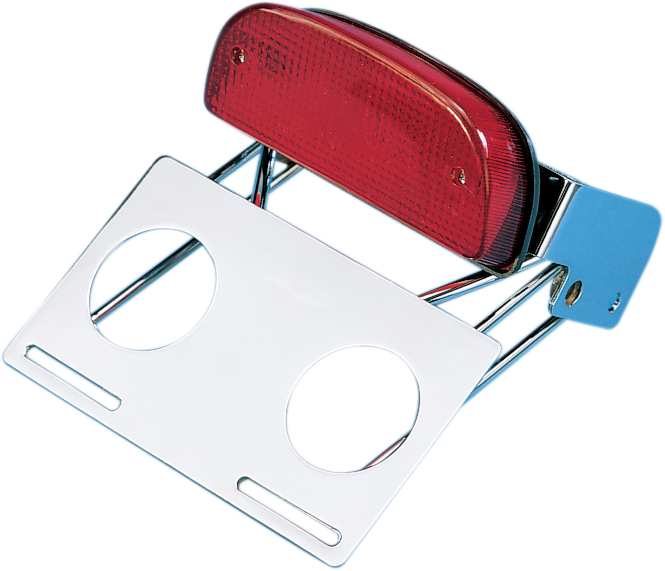 DRAG SPECIALTIES Taillight/Bracket Assembly - Harley-Davidson 1984-1999 - Chrome 12-0050K-BX-LB2 - PartsOutlet.com.au
