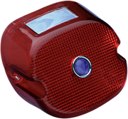 DRAG SPECIALTIES Laydown Taillight Lens - Harley-Davidson 1973- Red 12-0018C-BC446 - PartsOutlet.com.au